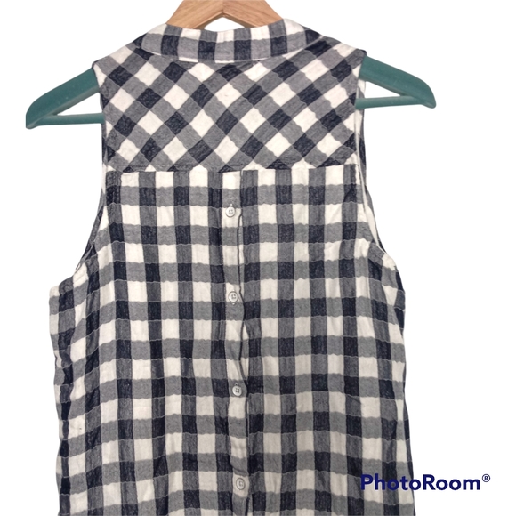 Anthropologie Cloth & Stone Maroney Gingham Dress - Picture 5 of 9